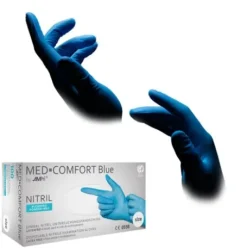 Ampri Med-Comfort Handschuhe Nitril puderfrei Blau