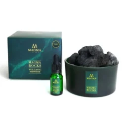 MAGMA London Magma Rocks Pampas Grass and Pomelo Volcanic Rock Diffuser