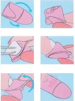 Plastic Soak Off Cap UV Gel Polish Remover