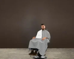 Trend Design Barber Schneide- und Rasierumhang