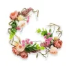 Trisa Celebride geschwungener Blumenkranz mit Blumen