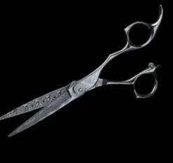 AKASHI Premium Cut PC-Y Haarschere Damast Offset