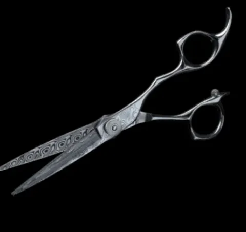 AKASHI Premium Cut PC-Y Haarschere Damast Offset