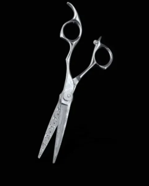 AKASHI Premium Cut PC-Y Haarschere Damast Offset