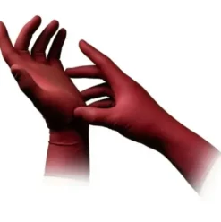 Ampri Absogel Handschuh Latex puderfrei Bordeaux