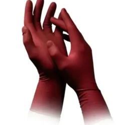 Ampri Absogel Handschuh Latex puderfrei Bordeaux