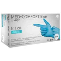 Ampri Med-Comfort Handschuhe Nitril puderfrei Blau