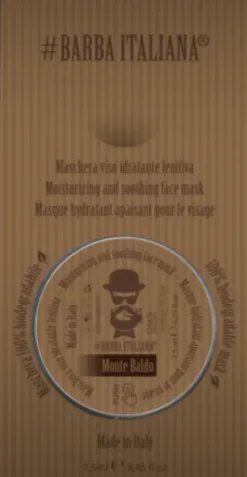 Barba Italiana Monte Baldo Beruhigende feuchtigkeitsspendende Gesichtsmaske