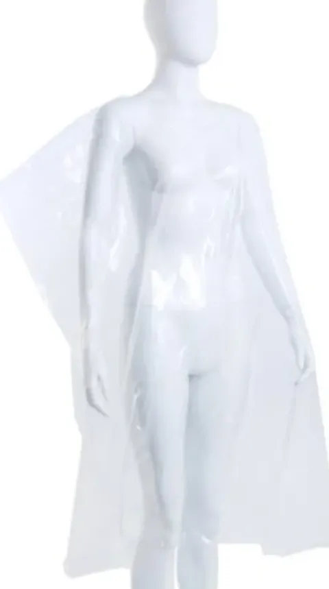 DOBI Einmal-Frisierumhänge Glatt Transparent