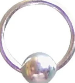 DOBI Piercing-Ring mit Kugel