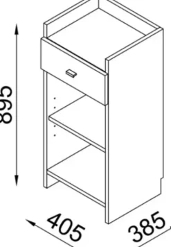 DOBI Smartline Beistellmöbel Akira