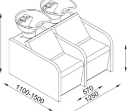 DOBI Smartline Doppel-Rückwaschanlage Jan