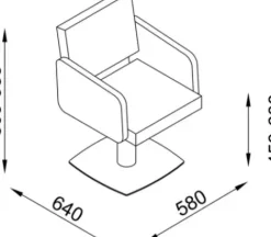 DOBI Smartline Frisierstuhl Yakar