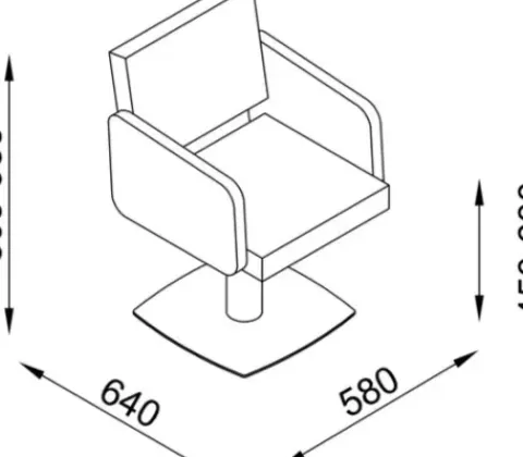 DOBI Smartline Frisierstuhl Yakar