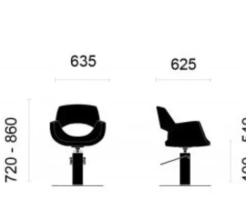 DOBI Smartline Frisierstuhl Meda