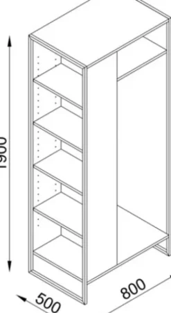 DOBI Smartline Garderobe Mina