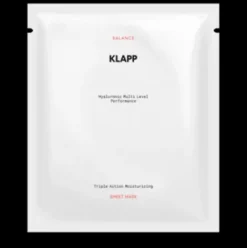 KLAPP HYALURONIC TRIPLE ACTION MOISTURE Sheet Mask Kabinen Produkt