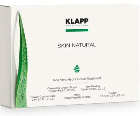 KLAPP SKIN NATURAL Aloe Vera Hydra Boost Treatment Kabinen Produkt