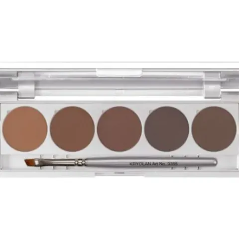 Kryolan Eyebrow Powder Palette 5 Farben