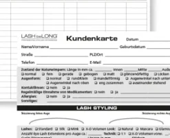LASH beLONG Karteikarten