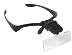 LASH beLONG Lupenbrille mit Aufsätzen