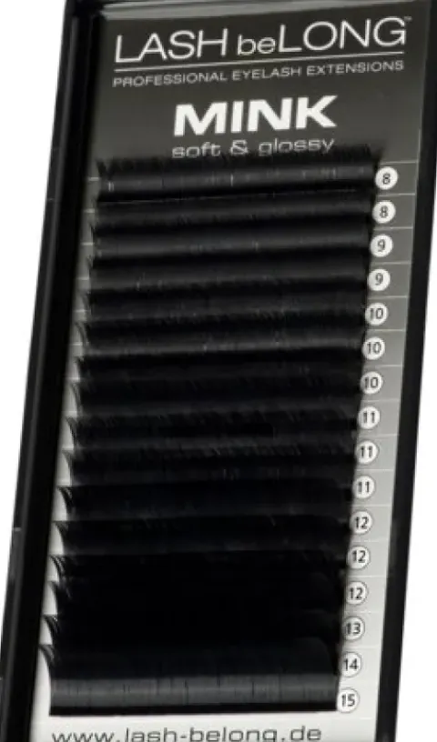 LASH beLONG Mink Lashes soft & glossy C-Curl