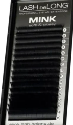 LASH beLONG Mink Lashes soft & glossy C-Curl
