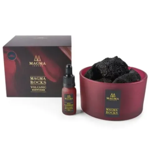 MAGMA London Magma Rocks Red Cashmere Volcanic Rock Diffuser