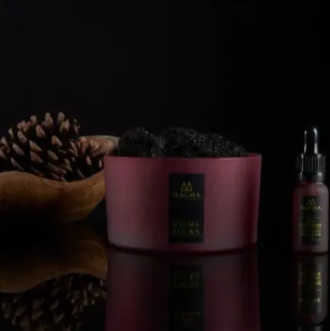 MAGMA London Magma Rocks Red Cashmere Volcanic Rock Diffuser