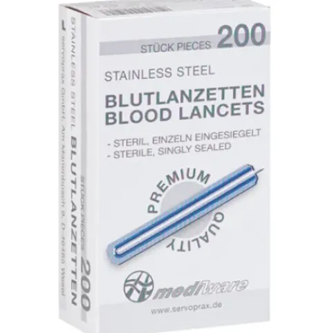 Mediware Stainless Steel Blutlanzetten