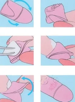 Plastic Soak Off Cap UV Gel Polish Remover