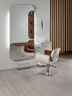 Salon Ambience Bedienungsplatz New York, Holzoptik