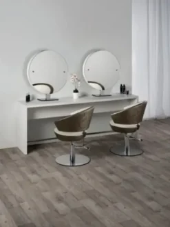 Salon Ambience Doppelbedienungsplatz Brooklyn, rund