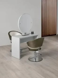 Salon Ambience Doppelbedienungsplatz Brooklyn, rund