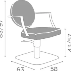 Salon Ambience Frisierstuhl Camille