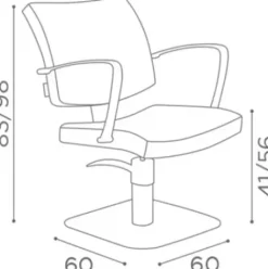 Salon Ambience Frisierstuhl Hannah