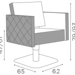Salon Ambience Frisierstuhl Square+