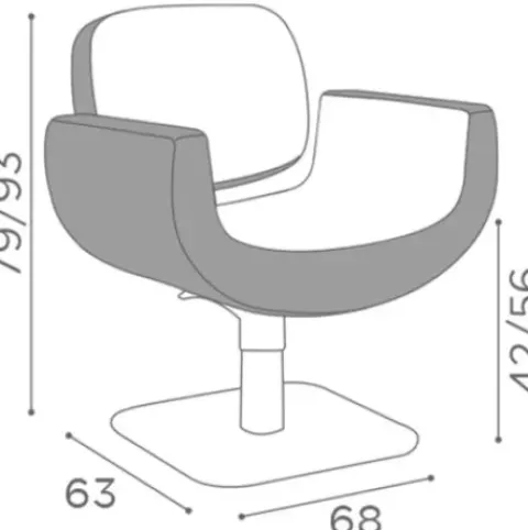Salon Ambience Frisierstuhl Naomi