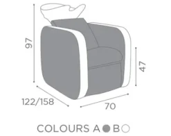 Salon Ambience Rückwaschanlage Iconwash