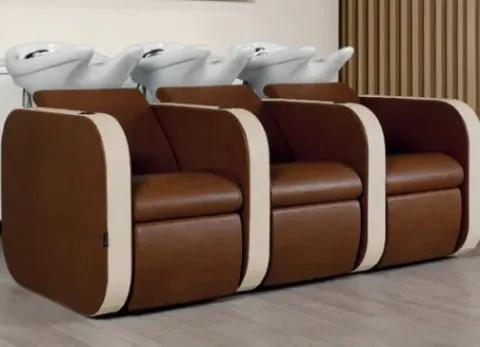 Salon Ambience Rückwaschanlage Iconwash, 3er Bank