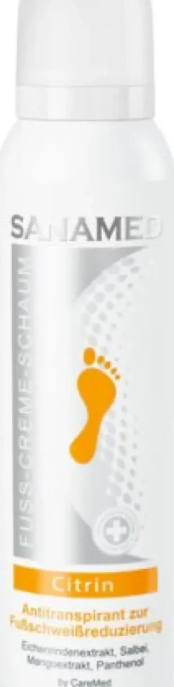 Sanamed Citrin Fuss-Creme-Schaum