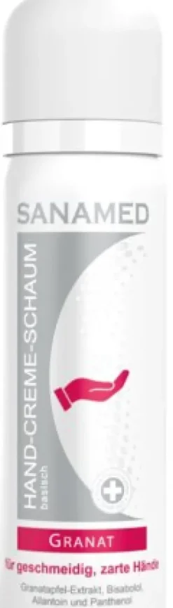 Sanamed Granat Hand-Creme-Schaum