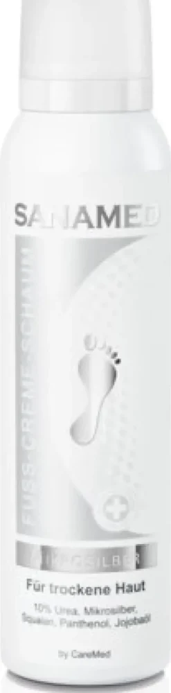 Sanamed Mikrosilber Fuss-Creme-Schaum