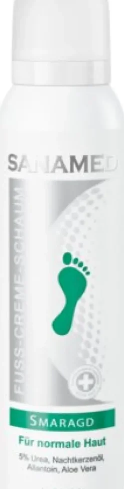 Sanamed Smaragd Fuss-Creme-Schaum