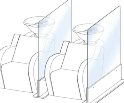 Schutzwand für Waschanlagen