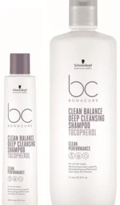 Schwarzkopf BC Clean Balance Deep Cleans Shampoo