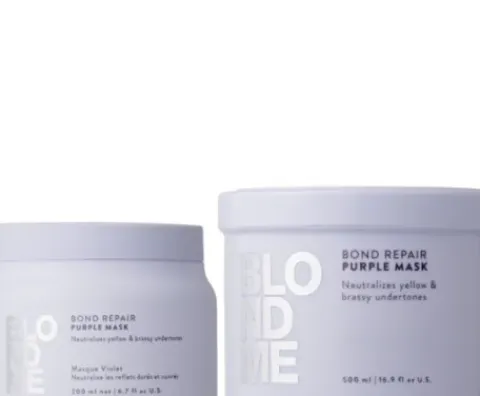 Schwarzkopf BlondMe Bond Repair Purple Mask