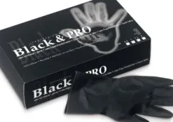 Sibel Black & Pro Latex-Handschuhe puderfrei
