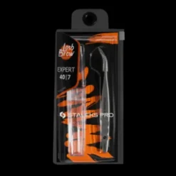 Staleks PRO Wimpernpinzette gebogen EXPERT 40