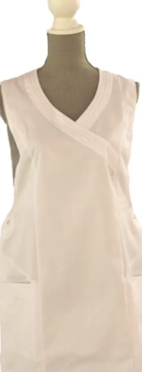 Studio-Schürze Damen Ärmellos, verstellbar Grösse